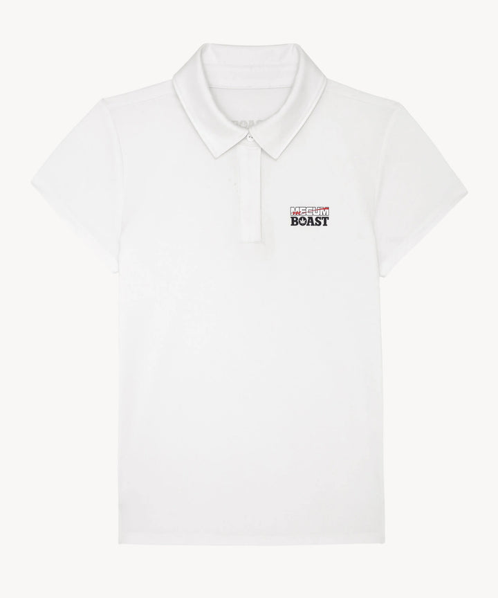BOAST x MECUM Women's Polo in White