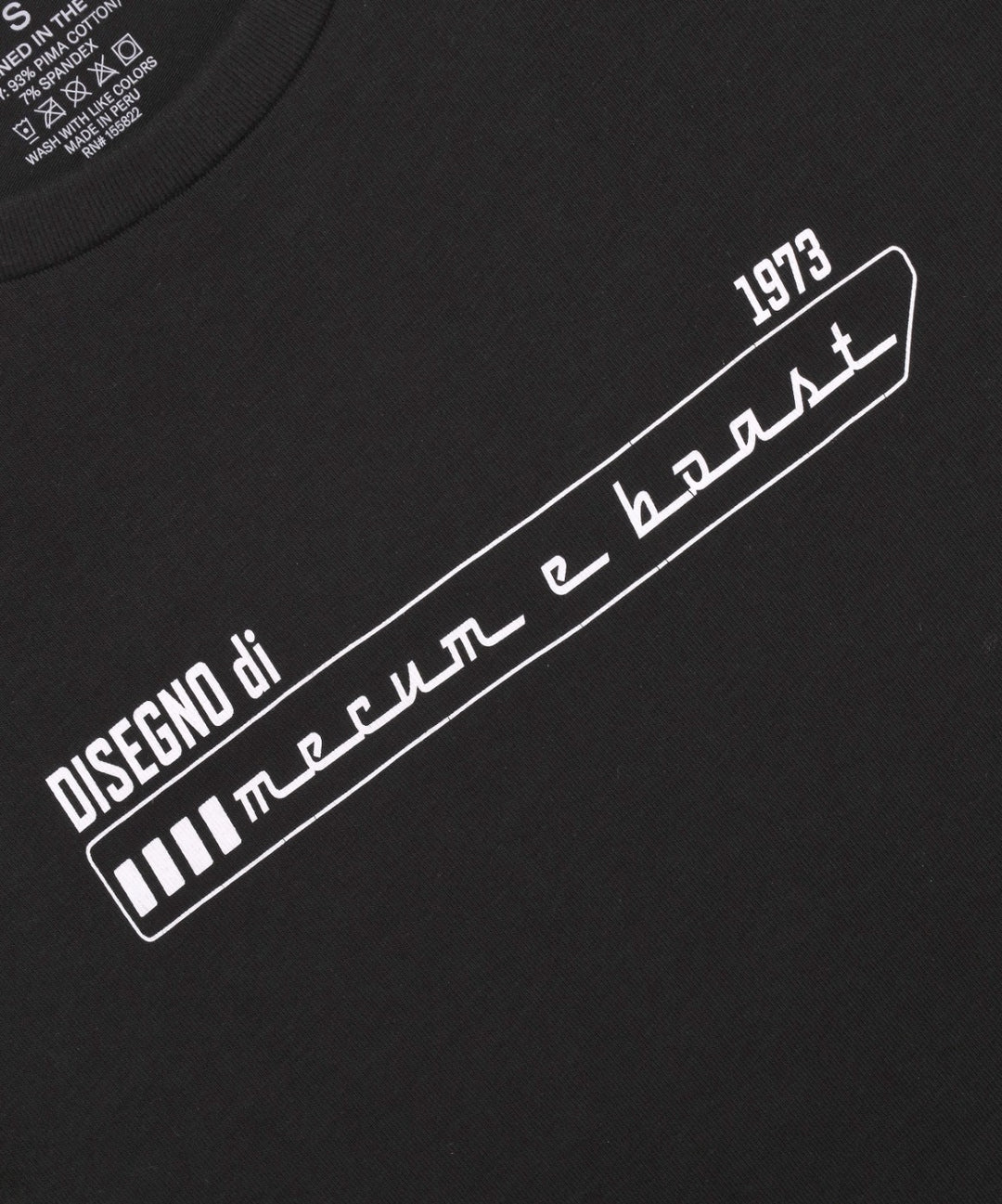 BOAST x MECUM Women's Engine Pima Cotton Tee in Black