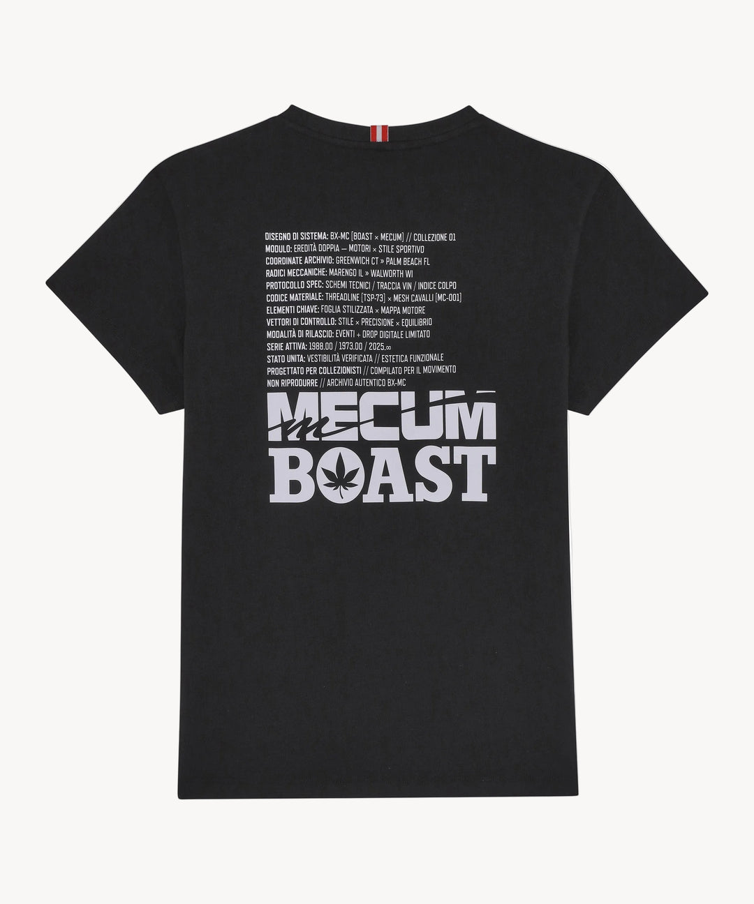 BOAST x MECUM Women's Engine Pima Cotton Tee in Black