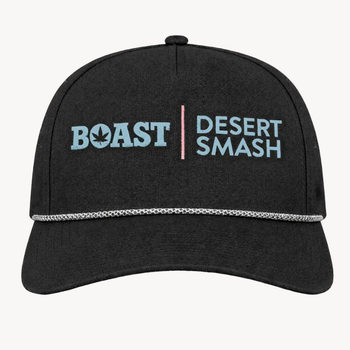 Desert Smash Rope Hat in Black