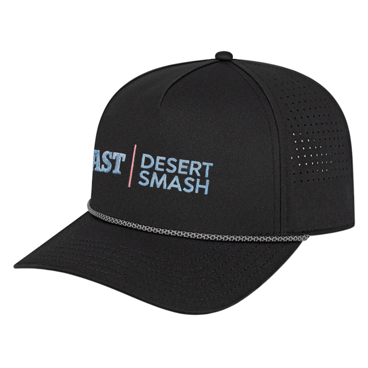 Desert Smash Rope Hat in Black