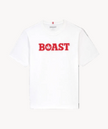 Tee in White Red