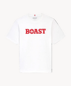 Tee in White Red