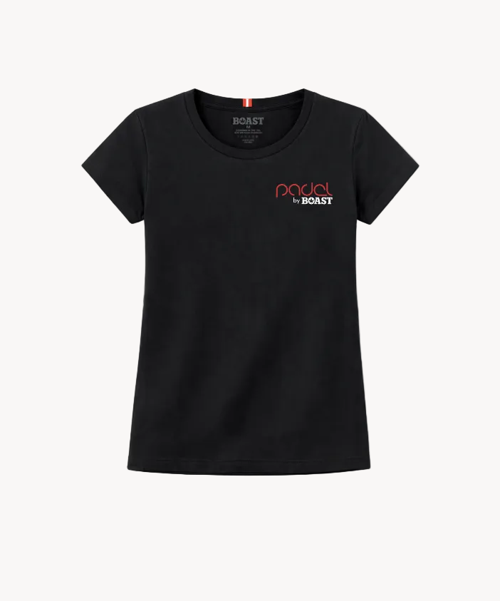 Women's Padel by Boast Tee in Black