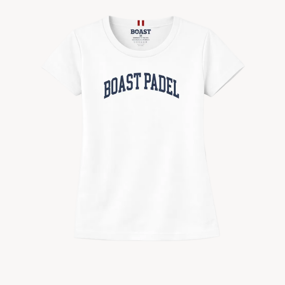 Women's Boast Padel Tee in White