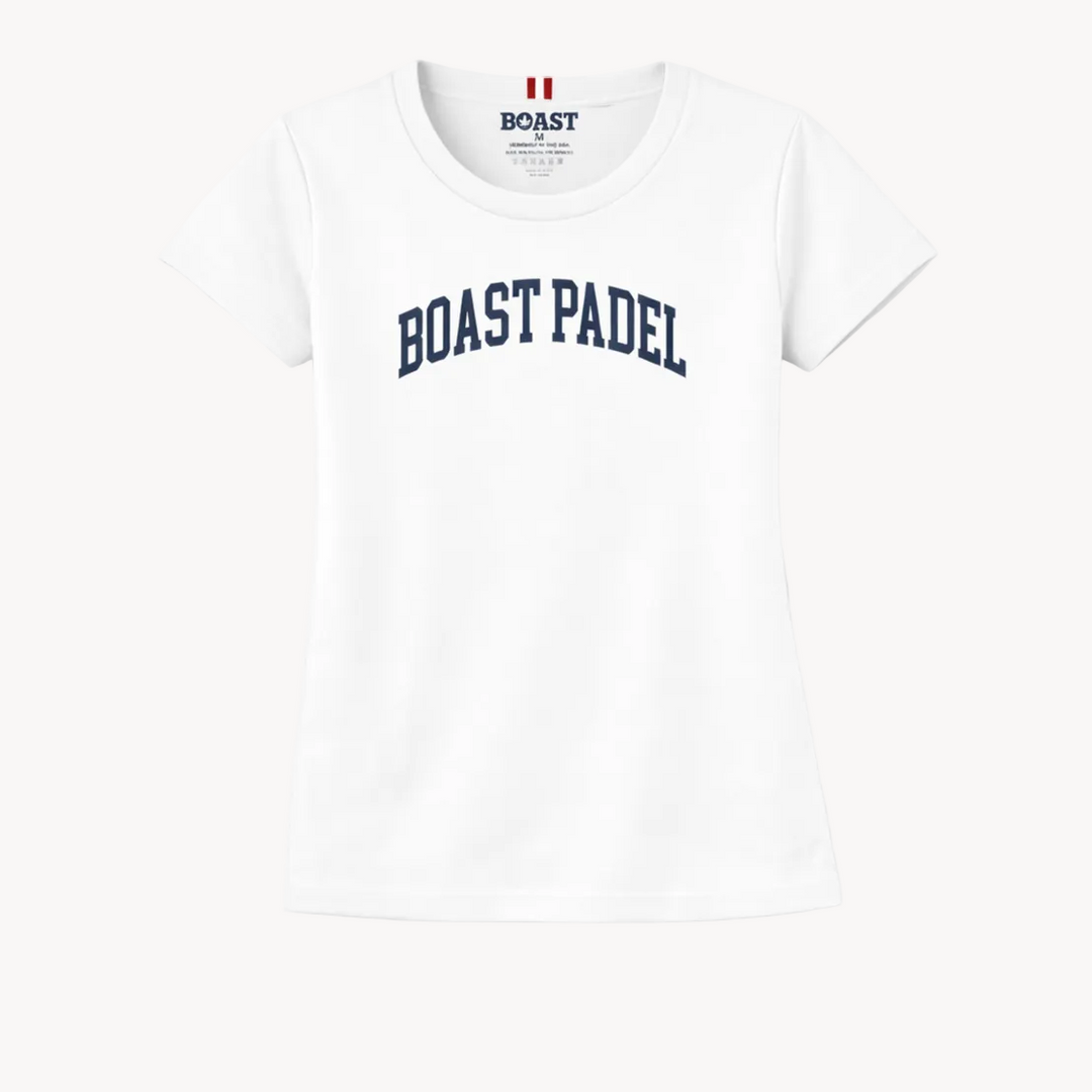 Women's Boast Padel Tee in White