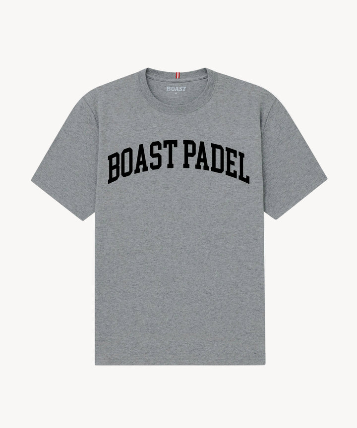 Boast Padel Tee in Heather Grey