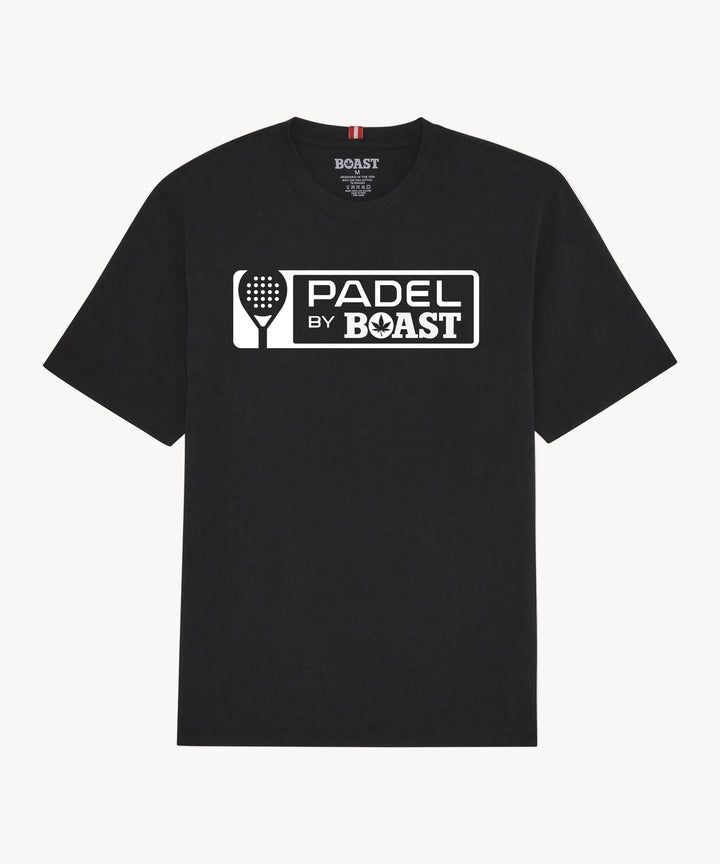 Boast Padel Racquet Tee in Black