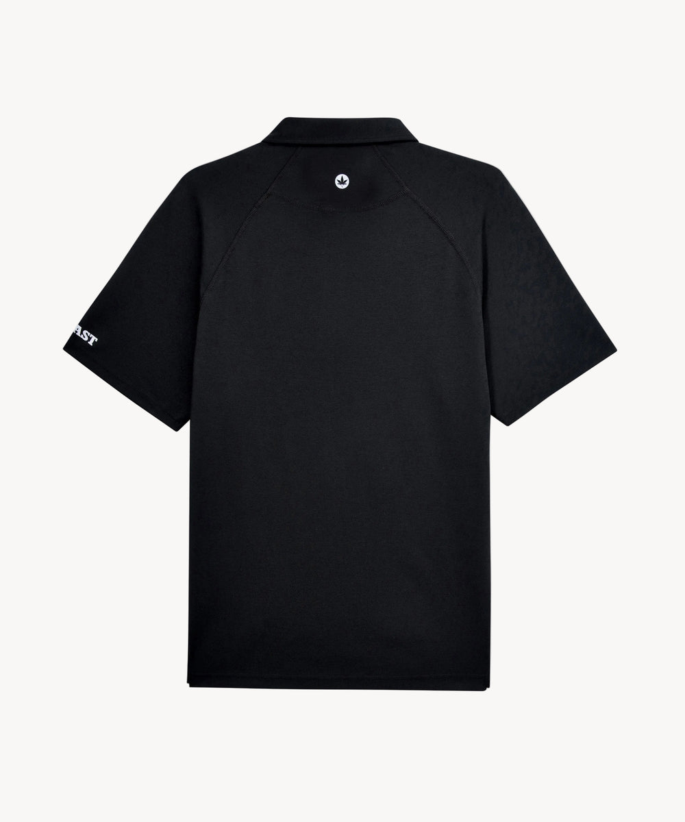 Performance Raglan Polo 2.0 in Black