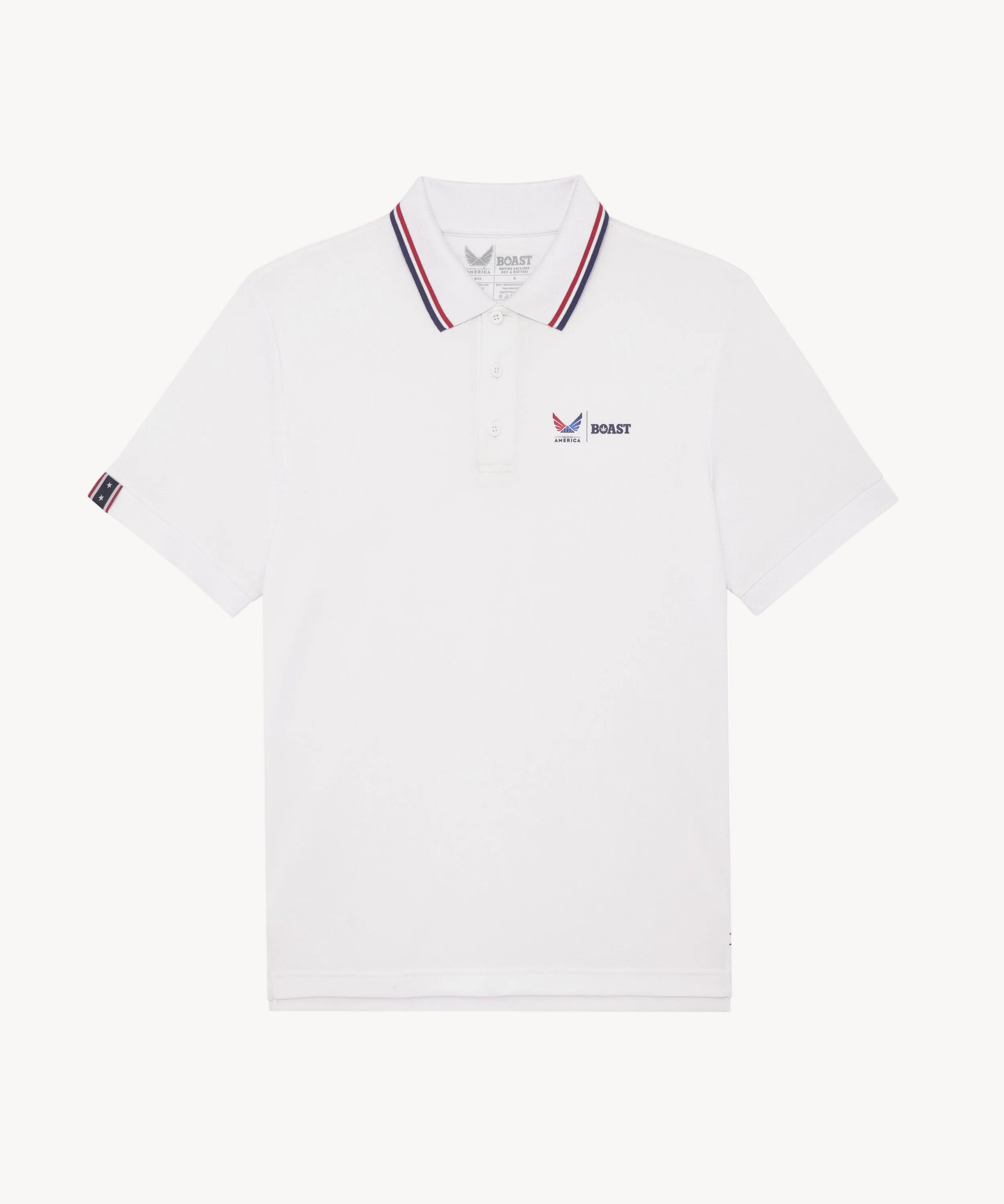 BOAST x Volition Tipped Performance Pique Polo