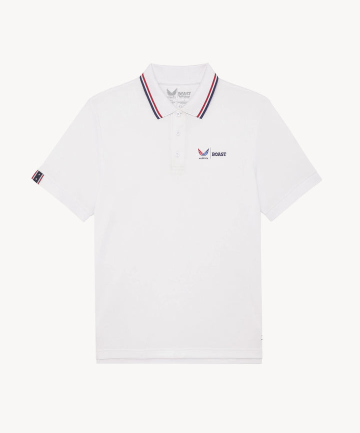 BOAST x Volition Tipped Performance Pique Polo