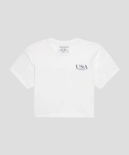 USA Crop Tee