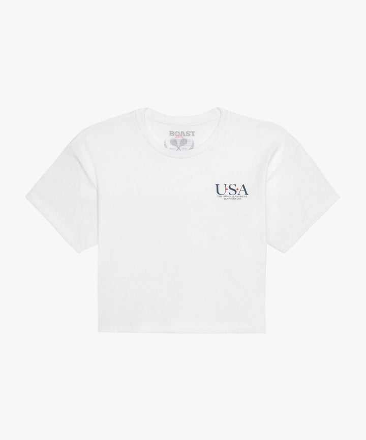 USA Crop Tee