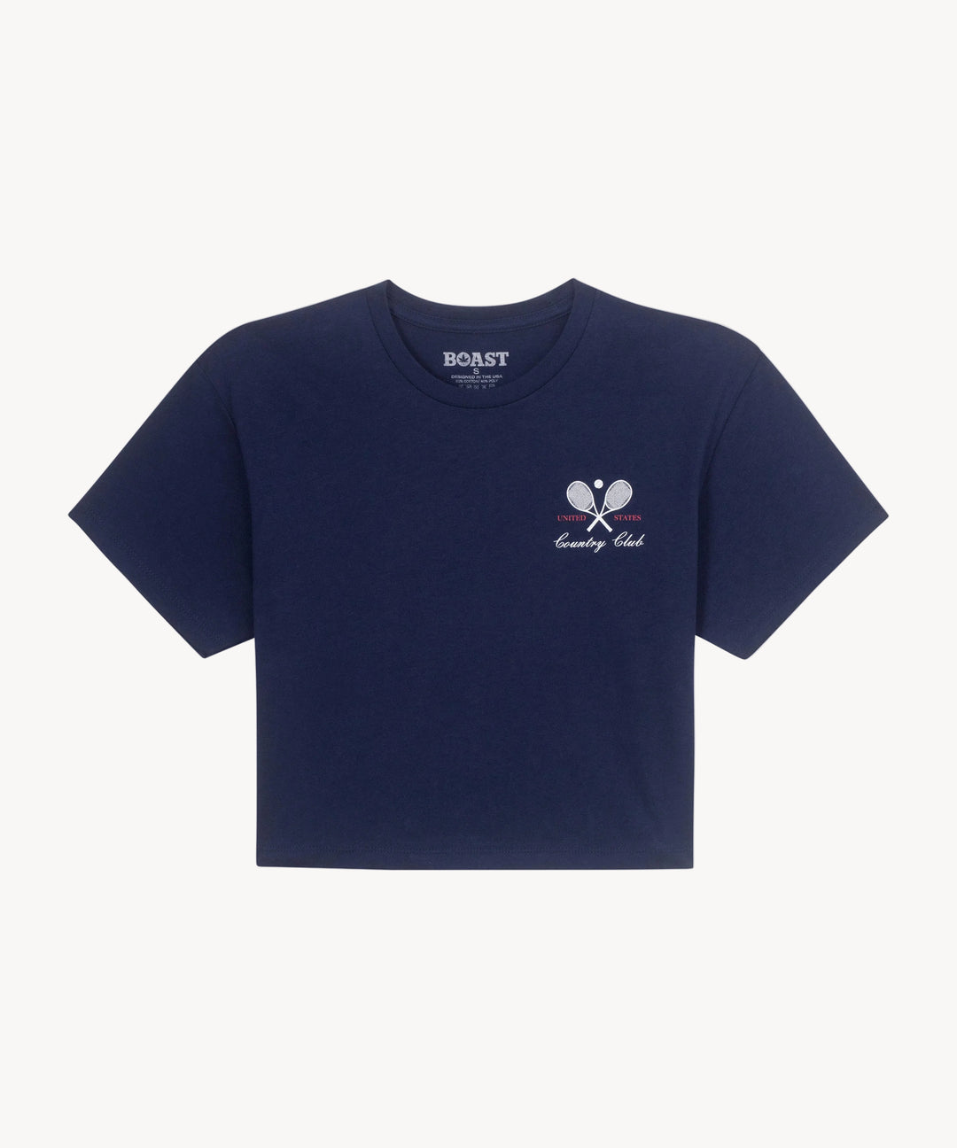 USA Country Club Crop Tee