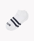 Socks in White Navy Navy Stripe
