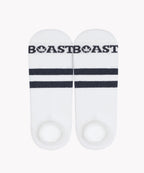 Socks in White Navy Navy Stripe