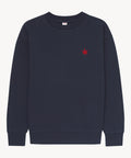 Fleece Crewneck in Navy