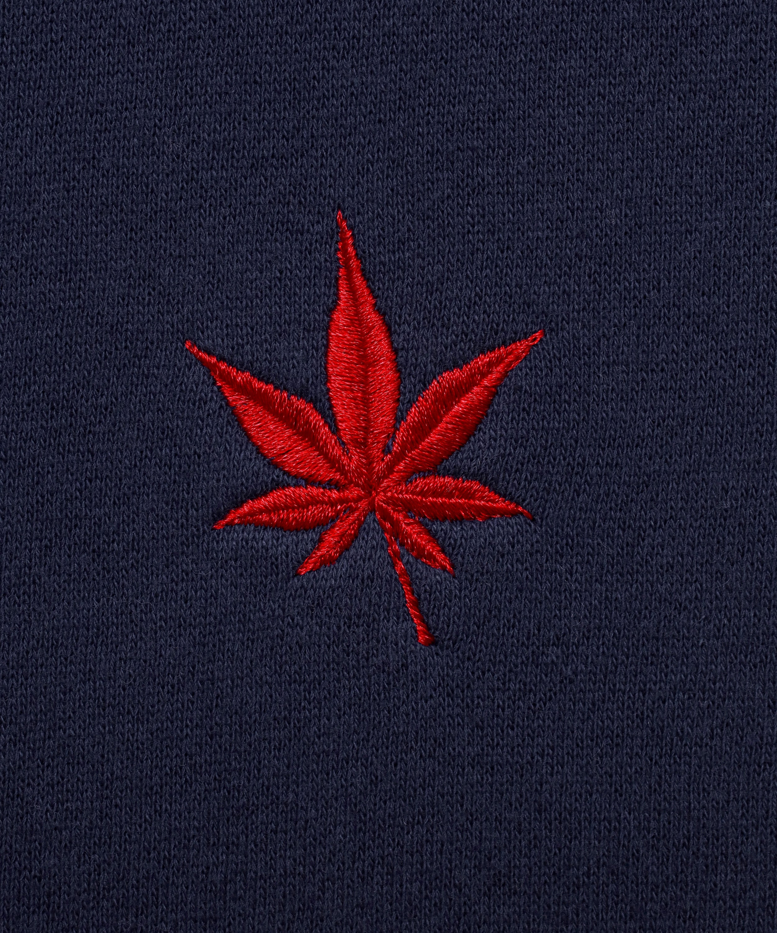 Fleece Crewneck in Navy