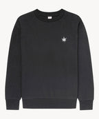 Fleece Crewneck in Black