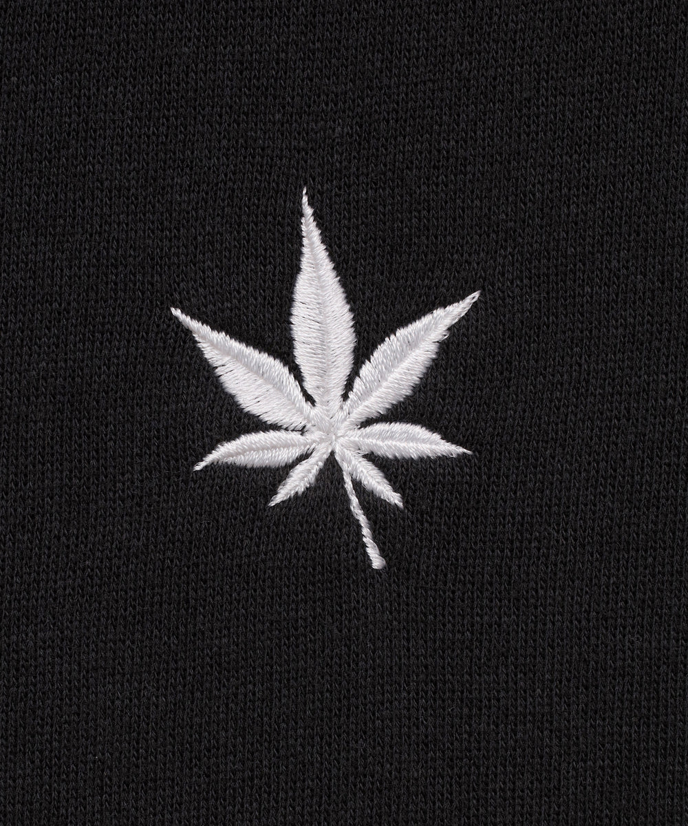 Fleece Crewneck in Black