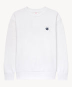 Fleece Crewneck in White