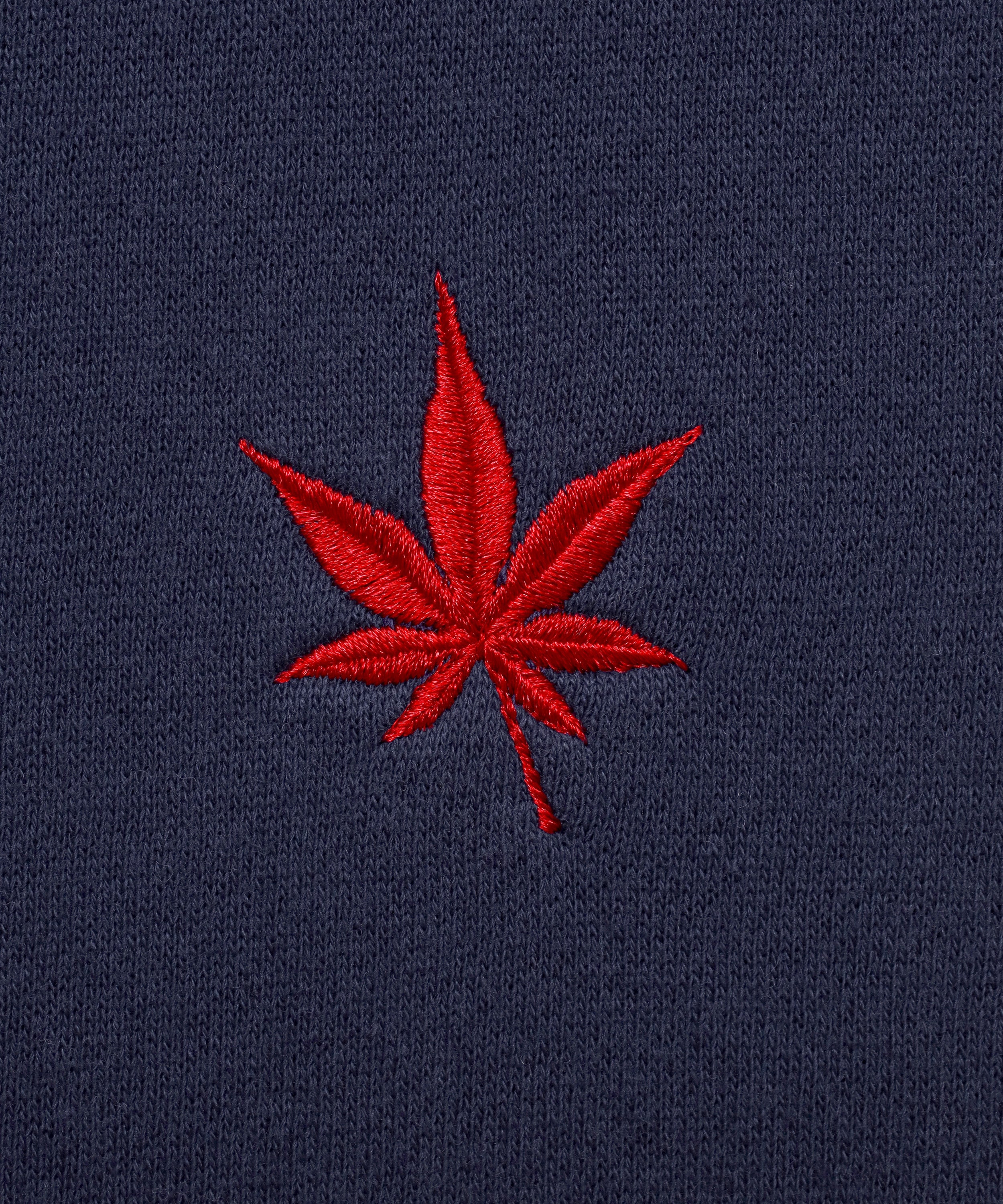 Fleece Zip in Navy