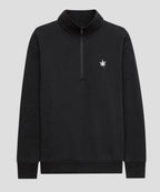 Fleece Zip in Black