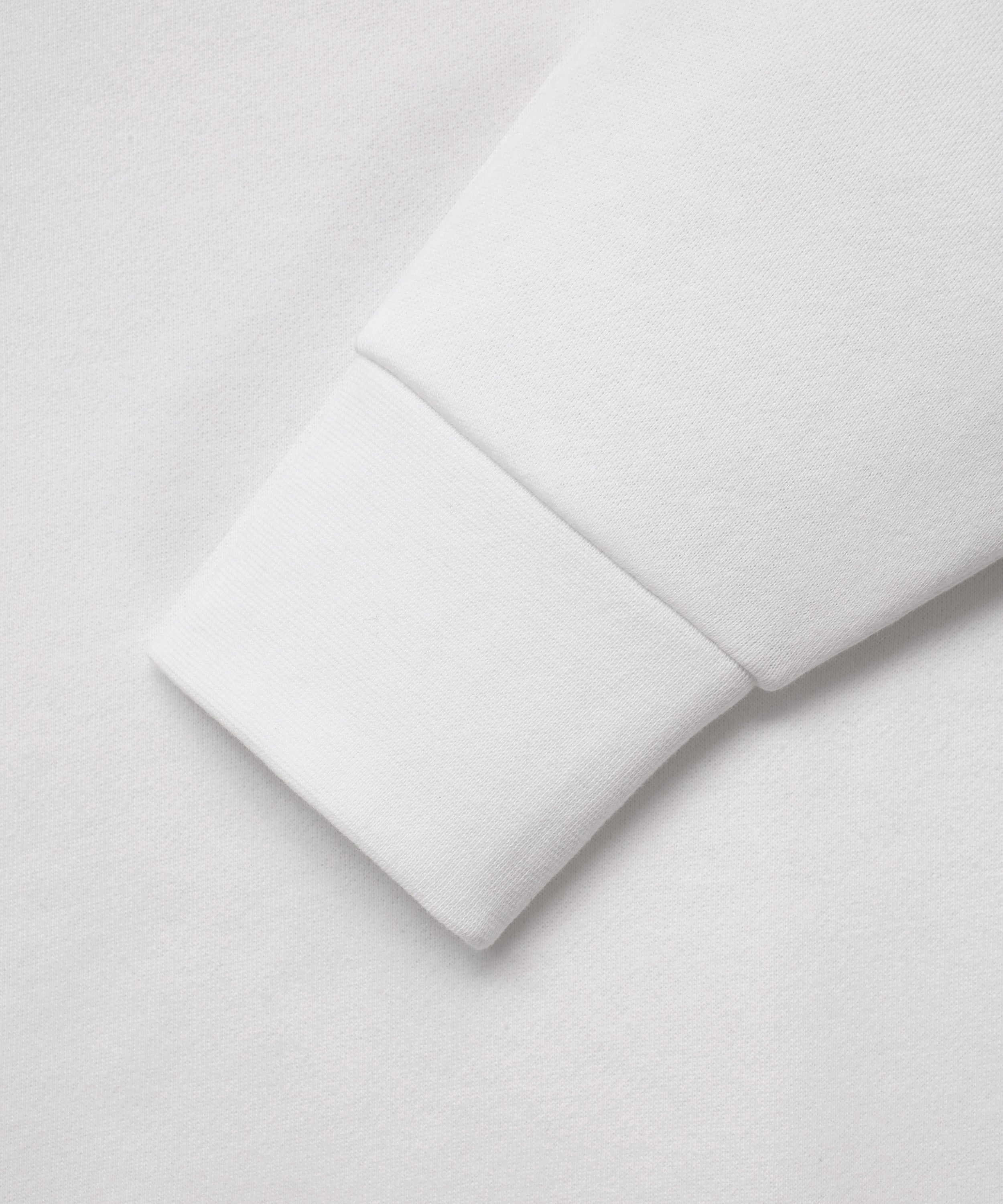 Fleece Zip in White