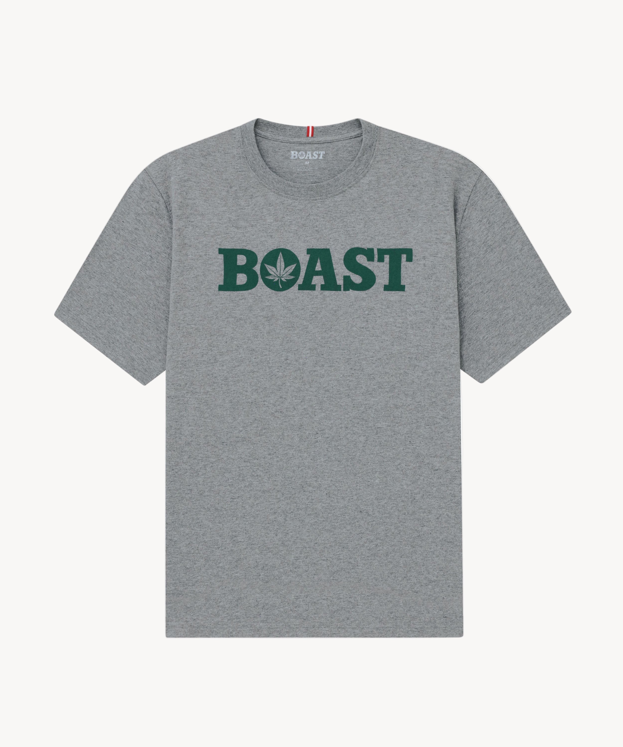 Tee in Heather Grey Green