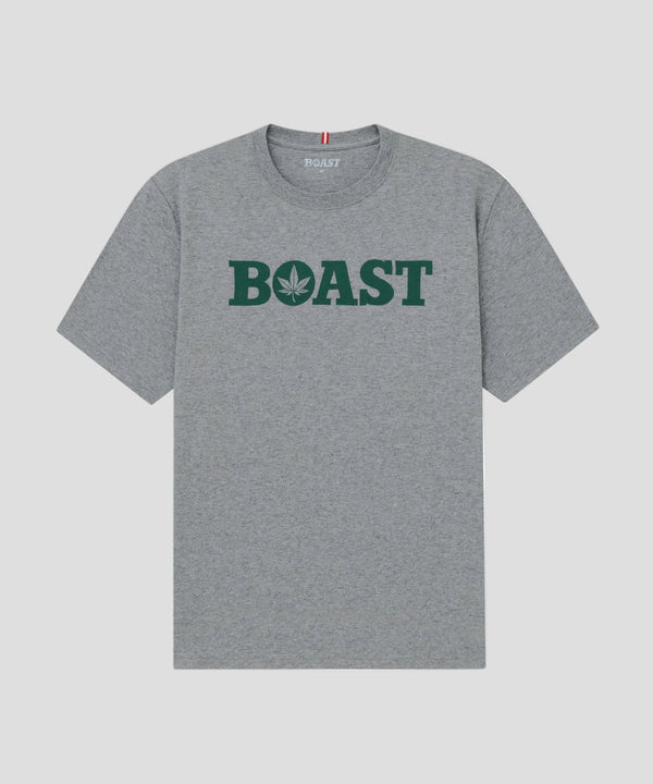 Tee in Heather Grey Green