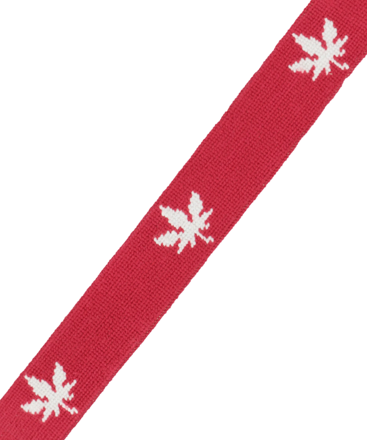 Needlepoint Belt - Boast Red
