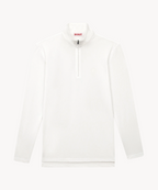 Lightweight Quarter Zip White - White Leaf