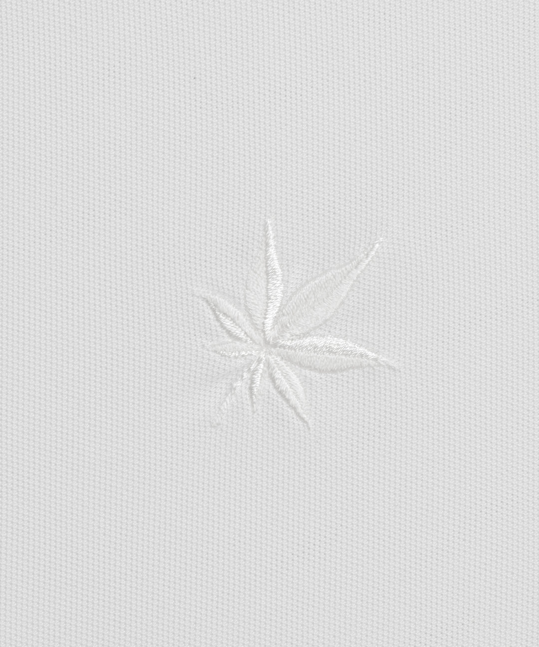 Lightweight Quarter Zip White - White Leaf