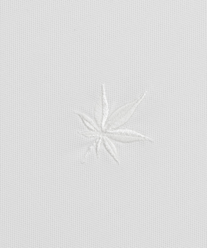 Lightweight Quarter Zip White - White Leaf