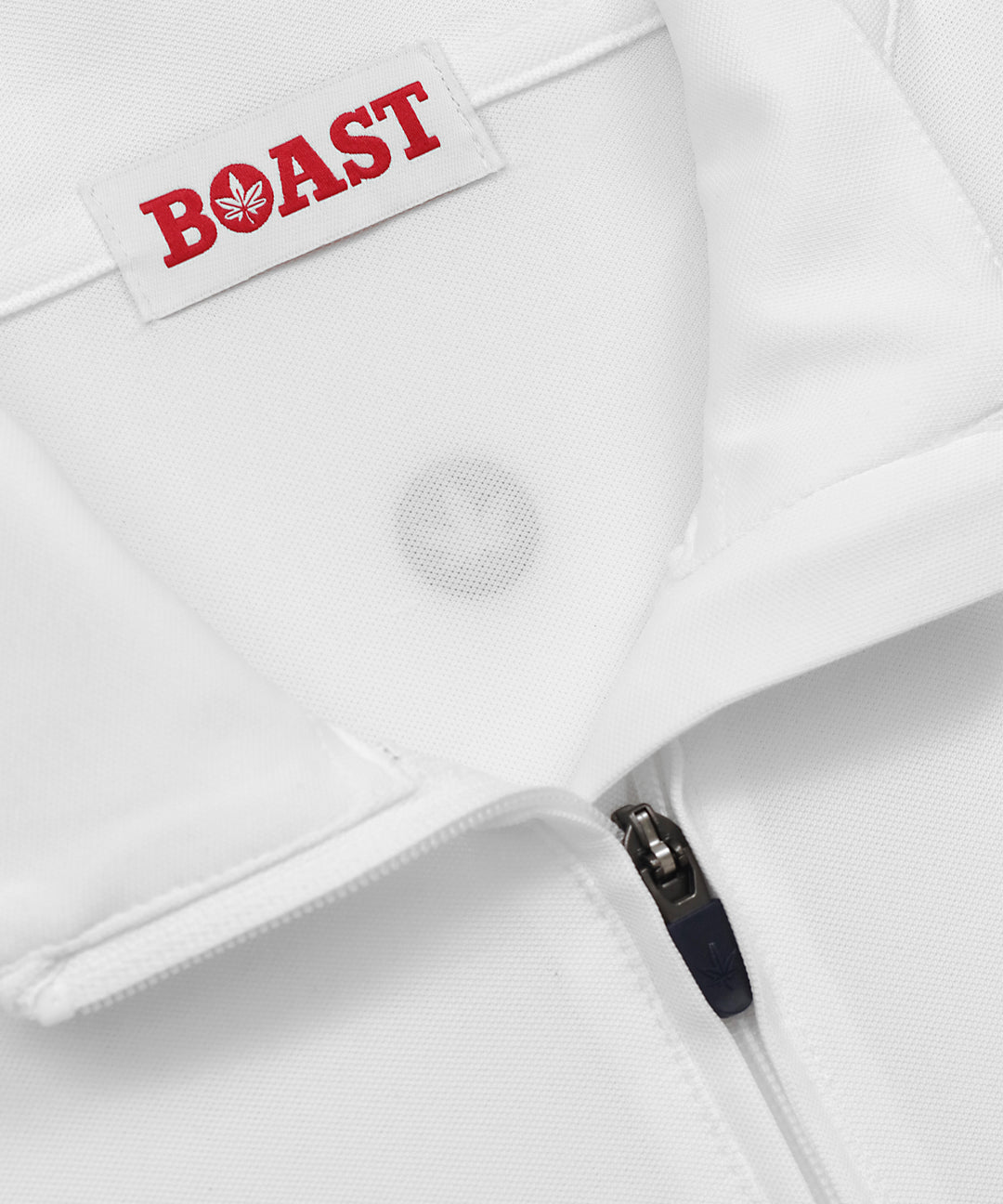 Lightweight Quarter Zip White - White Leaf