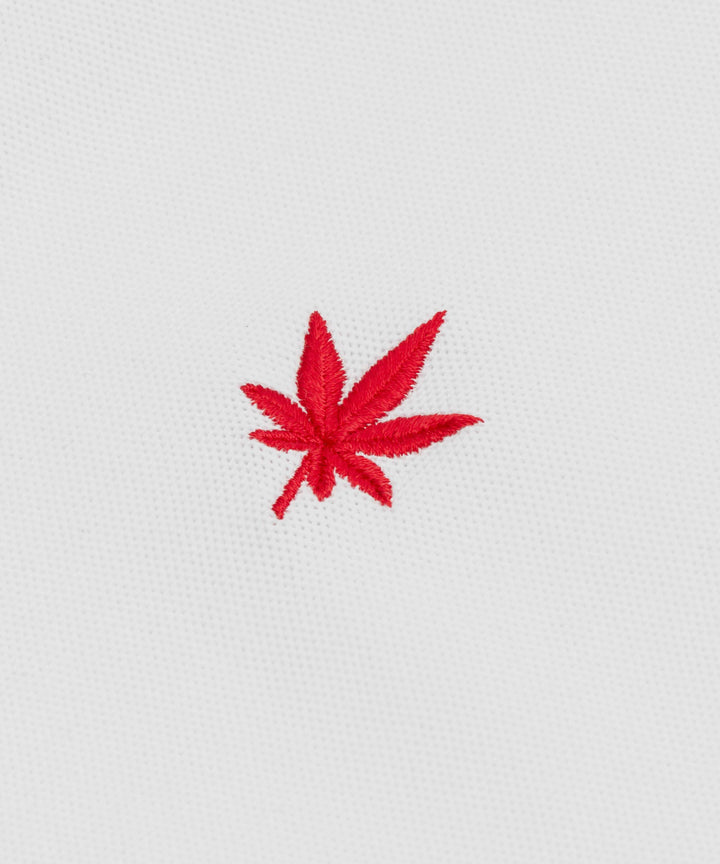 1983 Classic Polo - White with Red Leaf