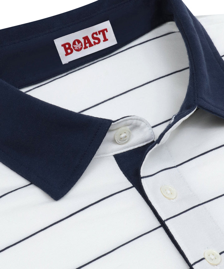 Heritage Stripe Polo - No Logo
